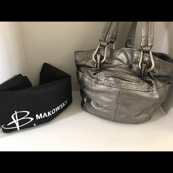 B Makowsky Leather Bag